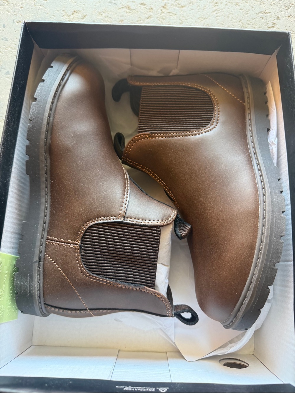 “New” INC RIVER Brown Boots size3